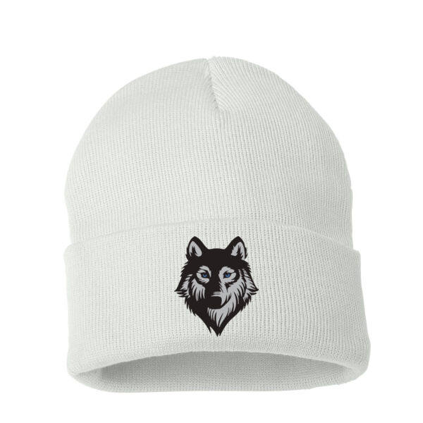 Sportsman 12" Solid Cuffed Beanie - Embroidered Logo Thumbnail