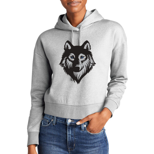 District Womens VIT Fleece Hoodie - Printed Logo Thumbnail