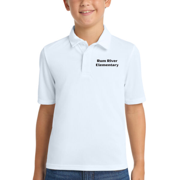 Port Authority Youth Silk Touch Performance Polo - Embroidered Logo Thumbnail