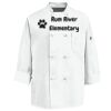 Eight Knot Button Chef Coat with Thermometer Pocket Thumbnail