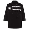 Ten Pearl Button Black Chef Coat Thumbnail