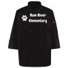 Ten Pearl Button Black Chef Coat Thumbnail